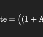 Reverse AER Formula